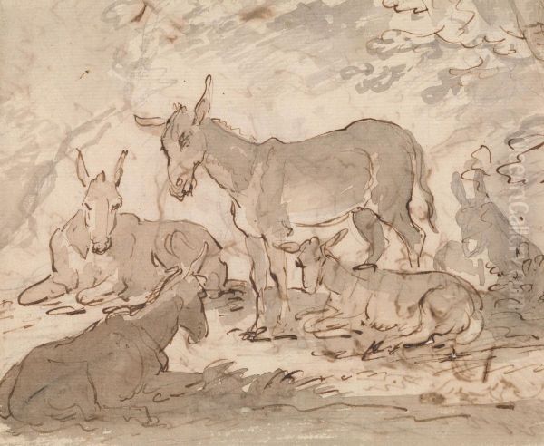 Donkeys - view 1
