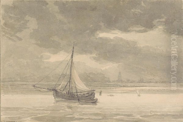 The Thames from the Ship Inn, Greenwich - view 1