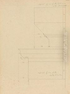 Capital of One of the Columns and the Capital of One of the Pilasters by Robert Smirke