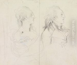 Double Portrait of a Figure in Both Male and Female Attire