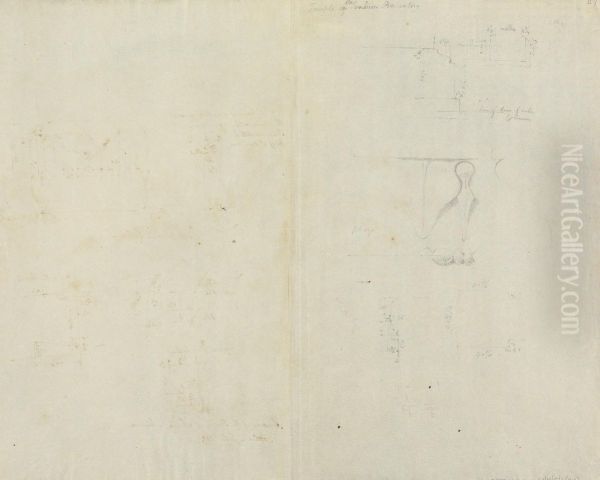 Architectural Drawings of the Remains of the Temple of Sunias Minerva, in Attica - view 1