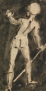 Back of Naked Figure by Thomas Stothard