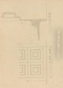 Architectural Drawing of the Porticos of a Temple by Robert Smirke