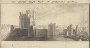 The South-East View of Rochester Castle The South-East View of Rochester Castle