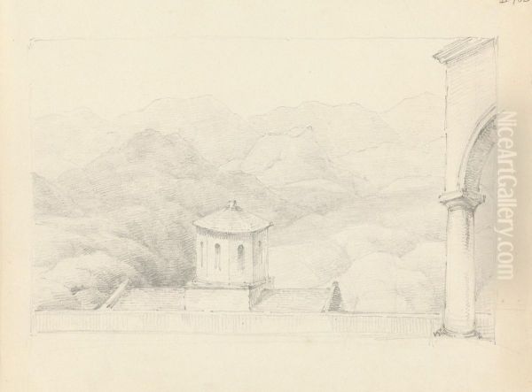 A View of Mountains From a Balcony - view 1