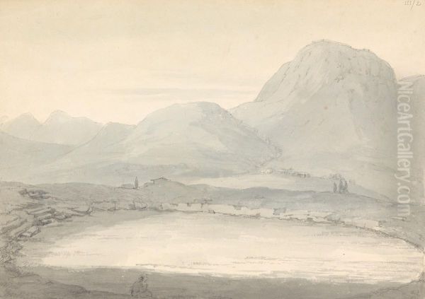 Landscape With Mountains in the Horizon - view 1