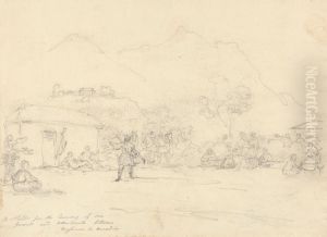 A Halt for the Evening of Our Guards and Attendants Between Messenia and Arcadia