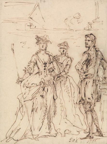 Two Ladies and A Gentleman - view 1