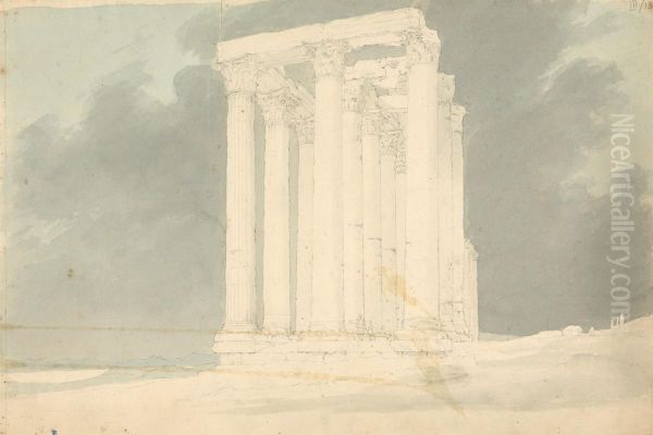 Temple of Olympian Zeus, Athens - view 1