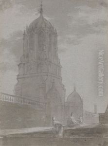 Tom Tower, Christ Church, Oxford by William Crotch