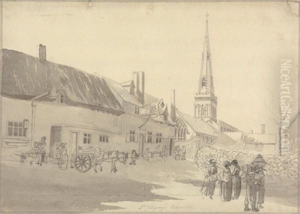 Leicester, St. Mary's Church - view 1