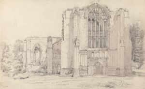 Bolton Abbey by Samuel Prout