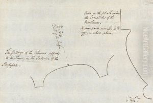 Sketch of the Flutings of the Ionic Columns in the Interior of the Propylaea by Robert Smirke