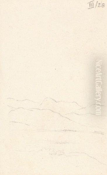 Sketch of a Hilly Landscape - view 1