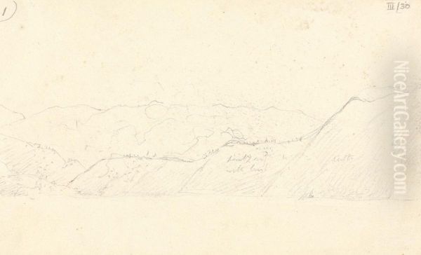Landscape of Hills and Rock Formations - view 1