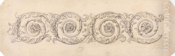 Detail of Scrolled Acanthus Molding - view 1