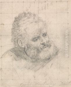 Head of an Old Man by Hamlet Winstanley