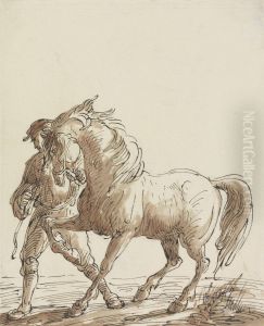 Man Leading a Horse Man Leading a Horse