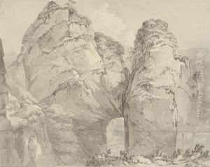 View from Renard's Hole, Dovedale, Derbyshire