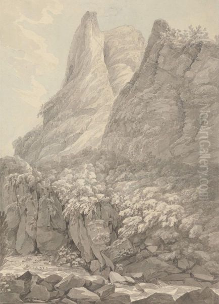Thurshouse Tor from the river Manifold, Derbyshire - view 1