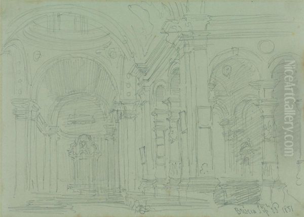 The Duomo at Brescia, Interior - view 1