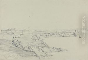 The Royal Citadel and Cattewater, Plymouth by William Callow