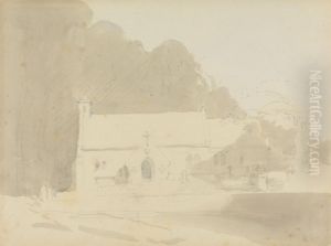 A Country Church by David Roberts