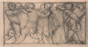Group of Cherubs (design for a frieze?)