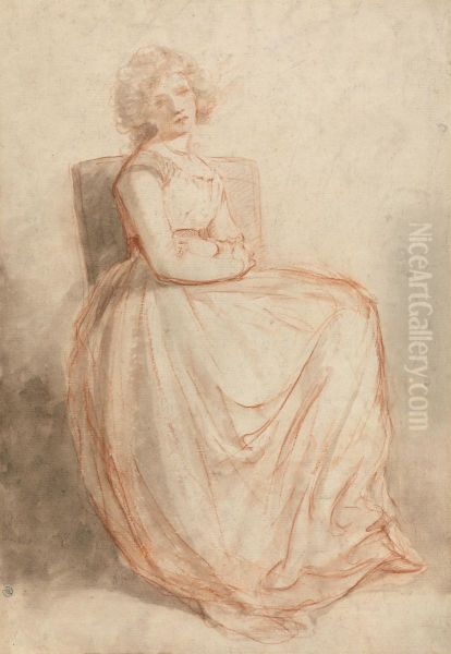 Study of a Seated Woman - view 1