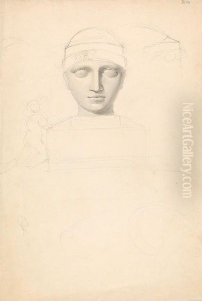 Study of a Bust - view 1