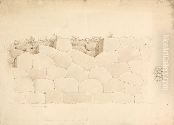 Study of a Stone Wall - view 1