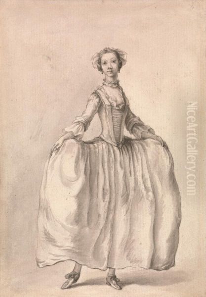 Standing Figure of a Lady - view 1