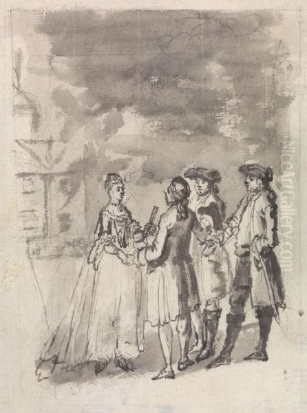 The Theatre-Goers - view 1