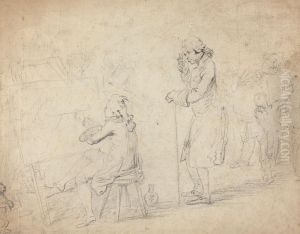 The Connoisseur by Benjamin West