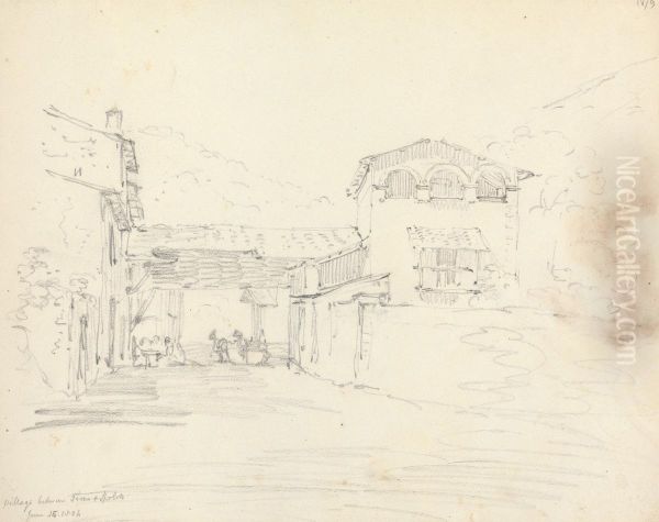 Village in Italy, Between Terni and Spoleto - view 1