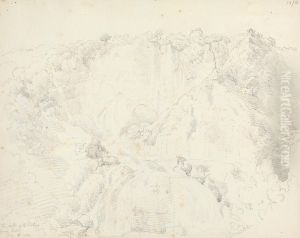 The Falls of the Velino From Below by Robert Smirke