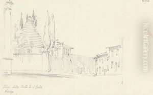 Outside the Gate of S. Gallo, Florence by Robert Smirke