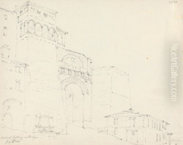 Ancient Gateway in Perugia - view 1