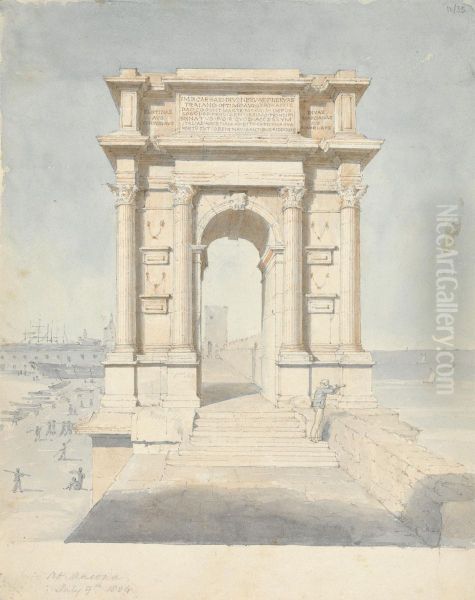 Arch of Trajan, Ancona, Italy - view 1