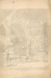 Interior of a Church by Robert Smirke