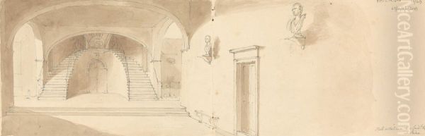 Hall Staricase to a House in Padua - view 1