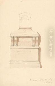 Sketch of a Monument in the Basilica of Saint Anthony of Padua