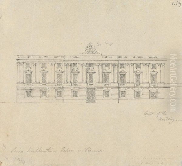 Prince Liechtenstein's Palace in Vienna - view 1