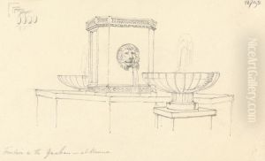 Sketch of a Fountain in Vienna