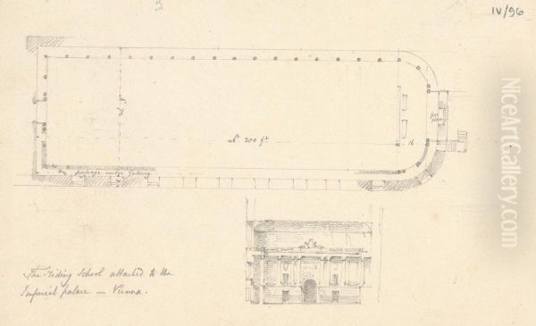 The Riding School Attached to the Imperial Palace, Vienna - view 1