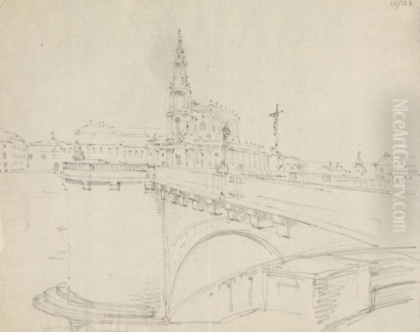 Charles Bridge in Prague - view 1