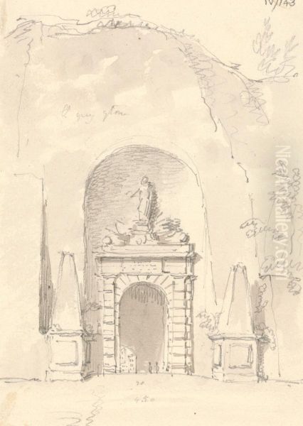 Sketch of a Mausoleum - view 1