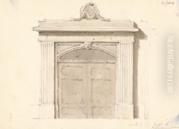 Study of a Stone Mausoleum - view 1
