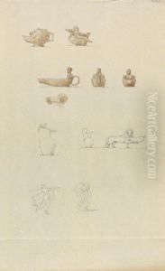 Sketches of Ornamental Designs, For Oil Lamps and Pouring Vessels by Robert Smirke
