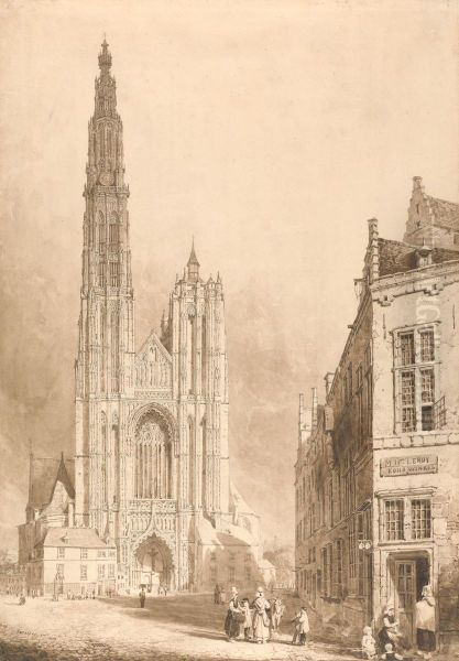 View of Antwerp Cathedral - view 1